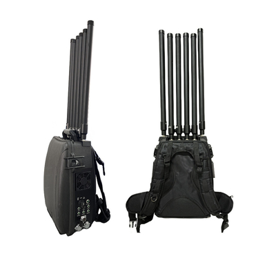 50W 70W Backpack Drone Jammer 400MHz 800MHz 1.2G 2.4G 5.2G 5.8G chống FPV
