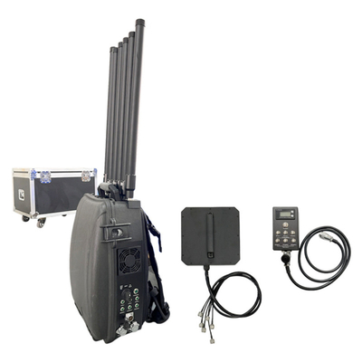 UAV tín hiệu chống ba lô FPV Drone Jammer 6 kênh Anti Drone Jammer