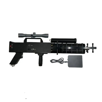 Máy gây nhiễu tín hiệu di động cho máy bay không người lái 900MHz 1.2G 1.5G 2.4G 5.8G Anti Drone Jamming Gun