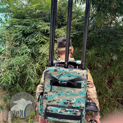 433M 900M 1.2G 1.5G 2.4G 5.8G Backpack Jammer chống máy bay không người lái Jammer tín hiệu GPS phòng thủ