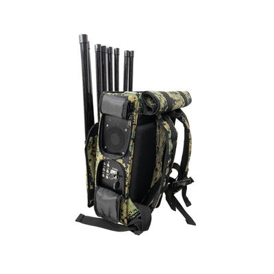 Thiếu FPV tín hiệu GPS túi xách Jamming thiết bị 350W 2.5KM 8 kênh Drone Jammer