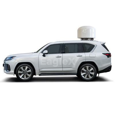 50MHz ~ 6GHz phát hiện + tấn công Drone Jammer Land Cruiser được chuyển đổi thành hệ thống chống FPV xe SUV chống drone