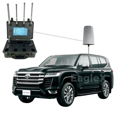 8KM Anti Car Jamming Device Động cơ di động gắn máy bay không người lái Jammer System SUV