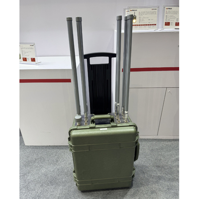 3KM Anti FPV Backpack Drone Jammer 1.5GHz 2.4GHz 5.8GHz Máy nhiễu tần số di động