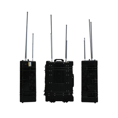 Phòng vệ biên giới ngoài trời chống máy bay không người lái Uav Jammer thiết bị gây nhiễu máy bay không người lái quân sự di động