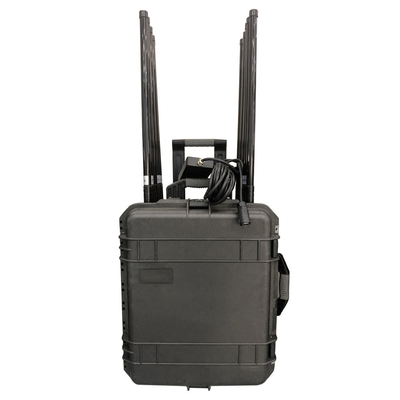 14 kênh cảnh sát máy quét jammer UAV FPV Drone jammer quân sự 80MHz ~ 6GHz