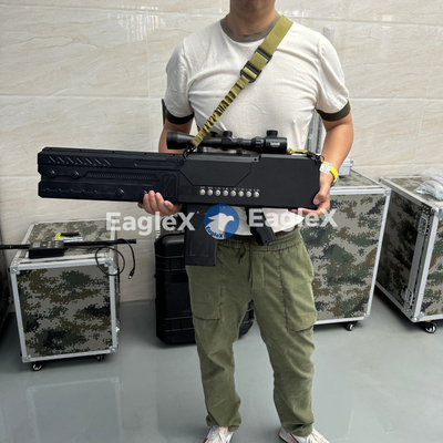 8 tần số mạnh mẽ 2000M chống FPV Drone Gun cầm tay Drone Jammer 433MHz -5.8G