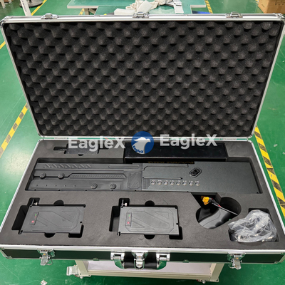 Đánh nhiễu 8-Frequency 2000M Anti FPV Drone Gun 433MHz -5.8G Đánh nhiễu máy bay không người lái cầm tay