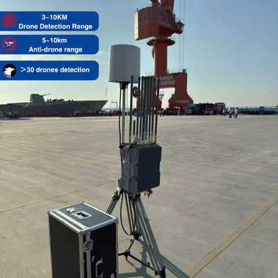 Máy phát hiện máy bay không người lái IP66 để bảo vệ tần số rộng và độ chính xác cao trong giám sát vô tuyến thụ động