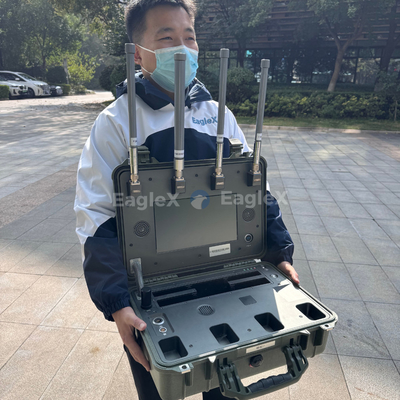 8-10KM FPV UAV Drone Detection Range Máy dò máy bay không người lái cầm tay với vị trí phi công thời gian thực
