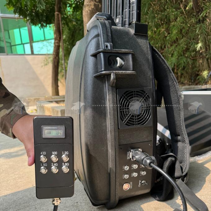 Bộ đệm đệm Drone Jammer 4/6/8/10/12 kênh 2.4G 5.8G chống FPV UAV Killer Signal GPS Blocker Defense Jamming Device 1
