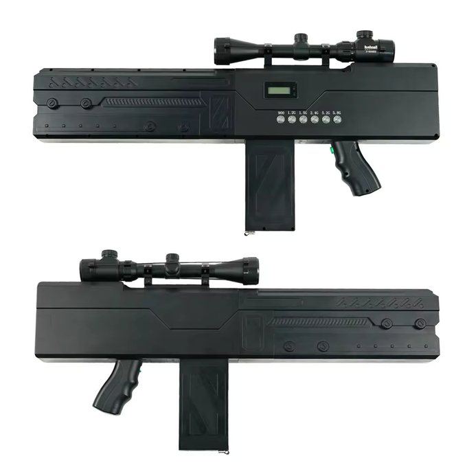 6 Band DJI UAV Jammer Gun 1-2KM Anti FPV Drone Gun 900MHz 1.5G 2.4G 5.8G 0