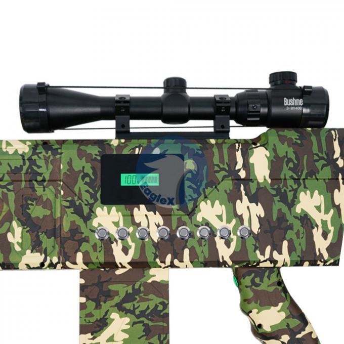 Hệ thống chống máy bay không người lái có thể di chuyển 1.5KM Drone cầm tay Jammer Gun 8 Bands 0