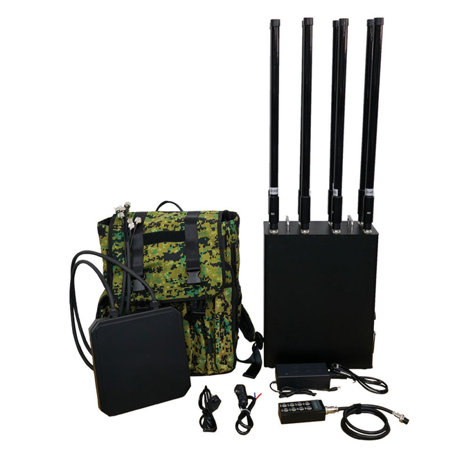 2000M Máy nhiễu tín hiệu di động FPV RF Amplifier Ba lô tay cầm tay Gps Blocker 0
