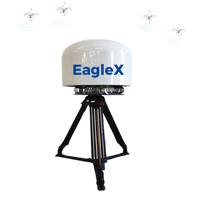 Bộ ngụy trang Cruiser 3KM Anti Drone Jammer 8KM Detection Anti Drone Solution 0