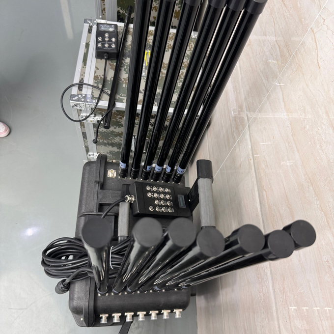 12 kênh tất cả các băng tần Portable Anti Drone Jammer Anti UAV Drone Frequency Blocker 0