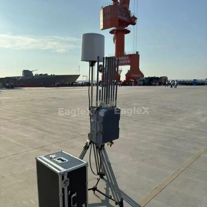 Máy phát hiện máy bay không người lái IP66 để bảo vệ tần số rộng và độ chính xác cao trong giám sát vô tuyến thụ động 0