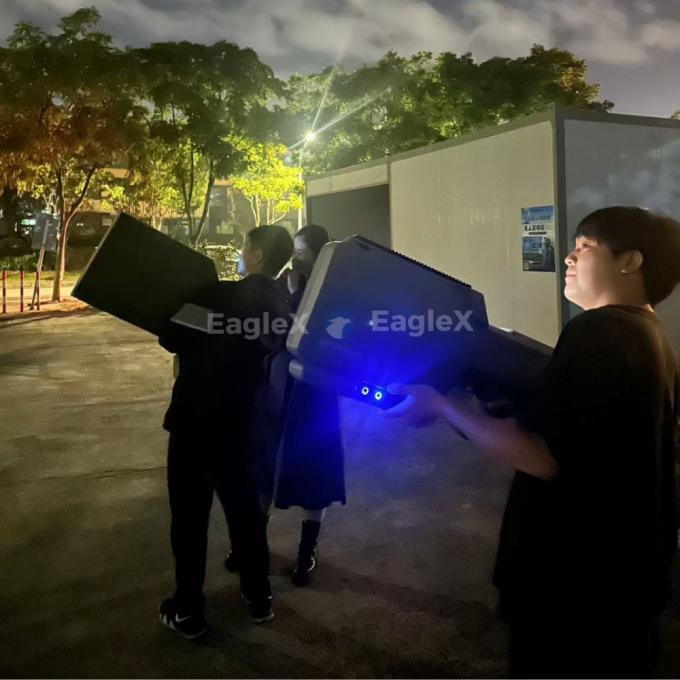 3-In-1 (Detection&Jamming&Spoofing) Thiết bị phòng thủ máy bay không người lái di động FPV Portable Drone Jammer 2