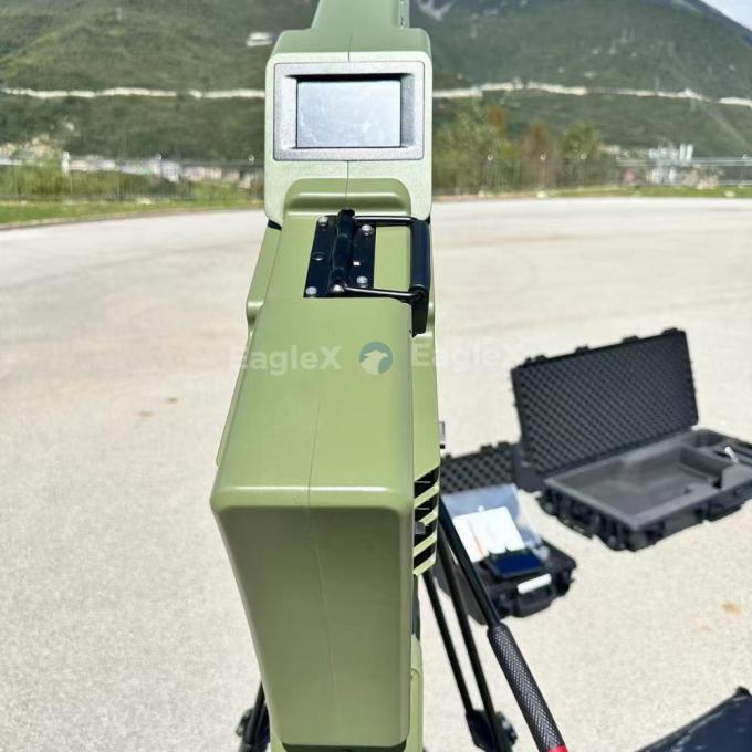 3-In-1 (Detection&Jamming&Spoofing) Thiết bị phòng thủ máy bay không người lái di động FPV Portable Drone Jammer 0