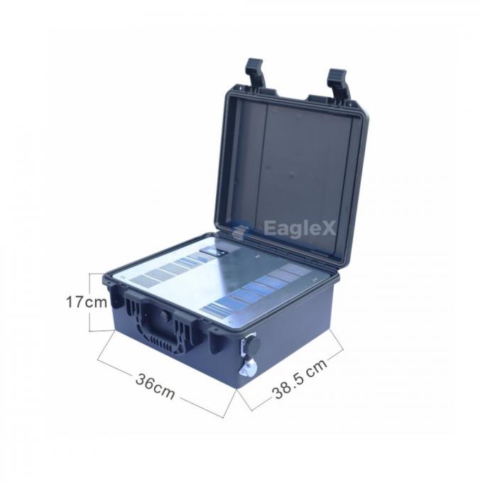 100MHz-1500MHz Xe gắn trên xe sử dụng FPV Drone Jammer Thiết bị đối phó với cơ sở từ tính 2