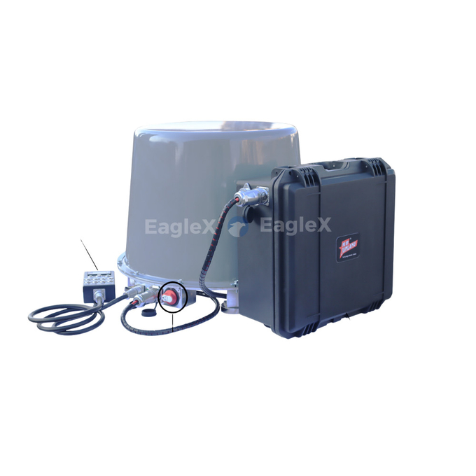 12 băng tần 100MHz-1500MHz Đặt trên xe ô tô Sử dụng FPV Drone Jammer Thiết bị đối phó với cơ sở từ tính 3